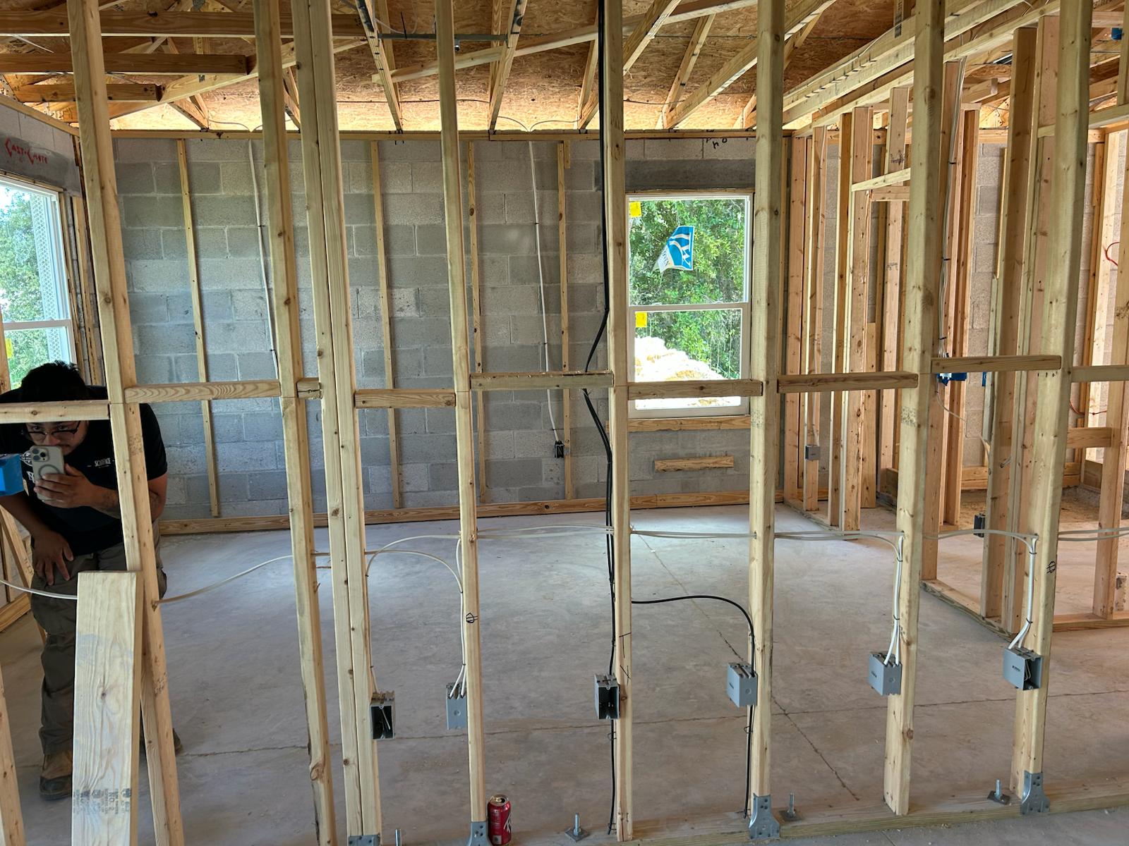 Image of residential wire work