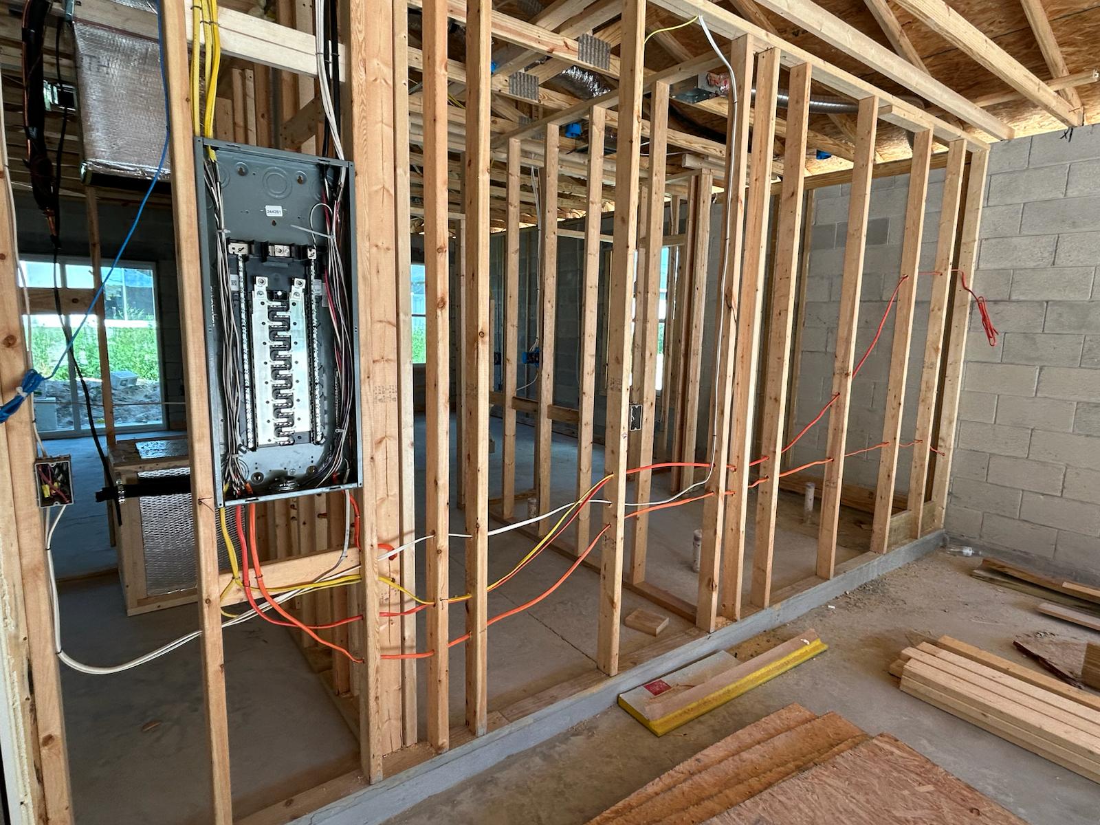 Image of residential wire work